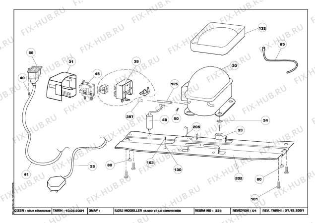 Схема №5 BEKO CRF 4810 HCA (6062483182) с изображением Холдер для холодильника Beko 4209361400